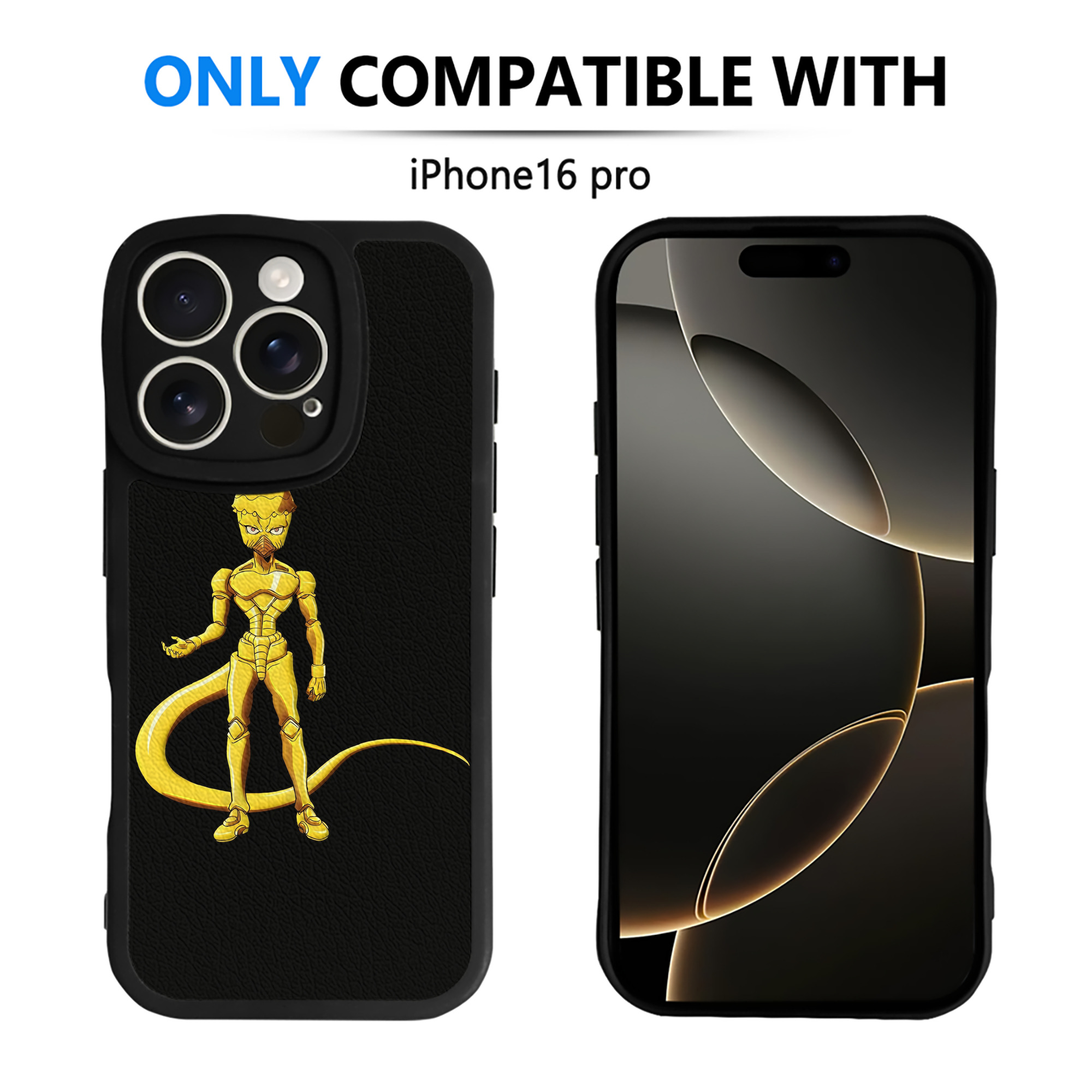 （画像用） ジョジョの奇妙な冒険 おといし あきら JoJo's Bizarre Adventure Akira Otoishi 【iPhone 16シリーズ対応】シリコンスマホケース（レザー調） 材質：シリコン